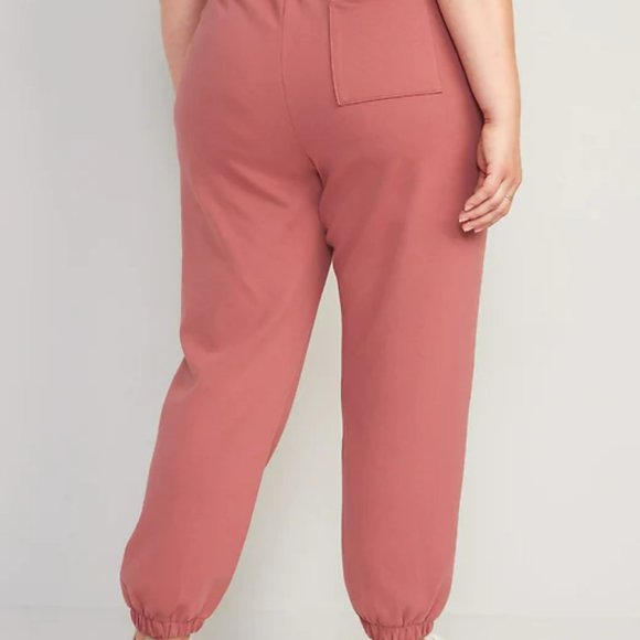 High-Waisted Dynamic Fleece Pintucked Sweatpants - Picture 6 of 7